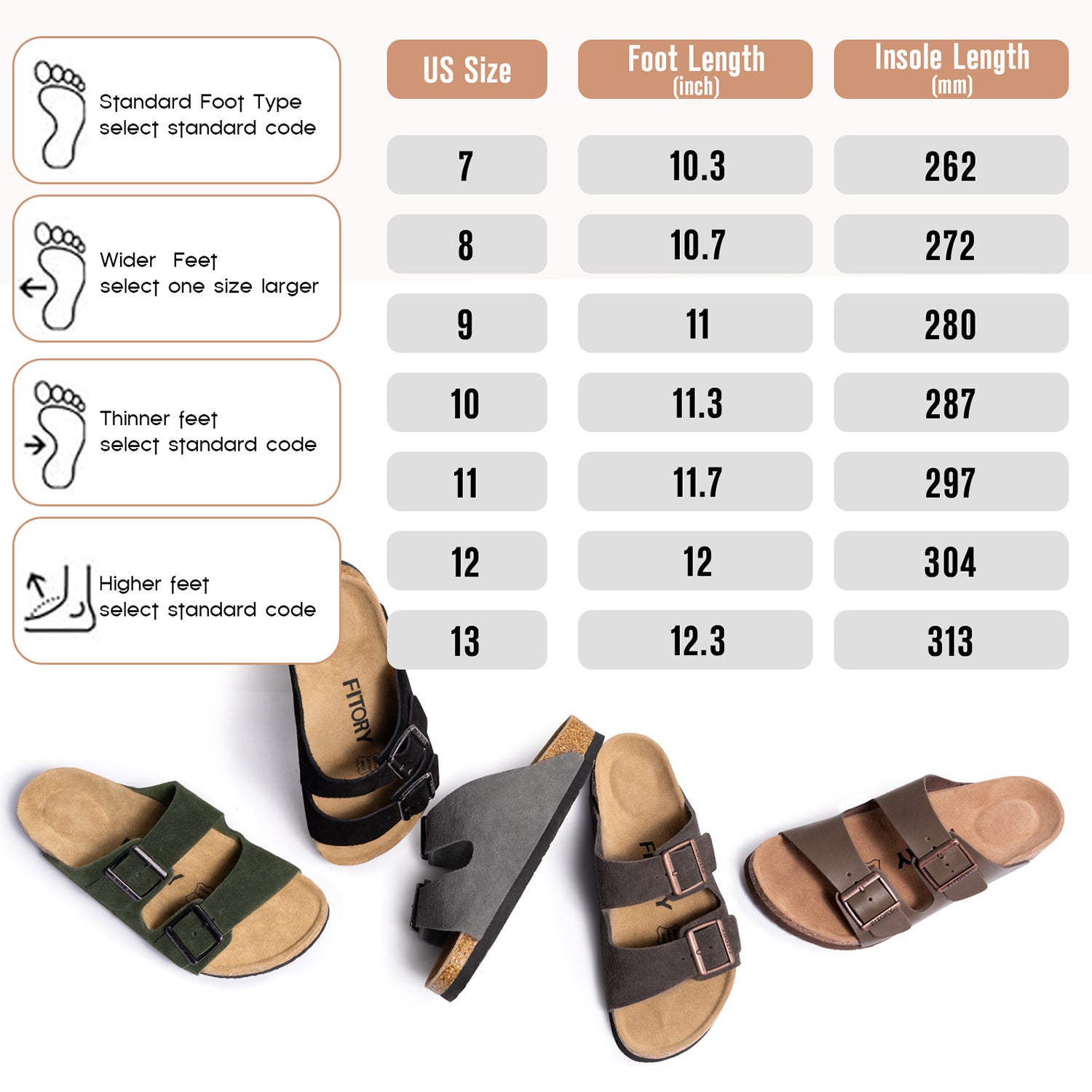 Men's Leather Sandals Casual Open Toe Slippers