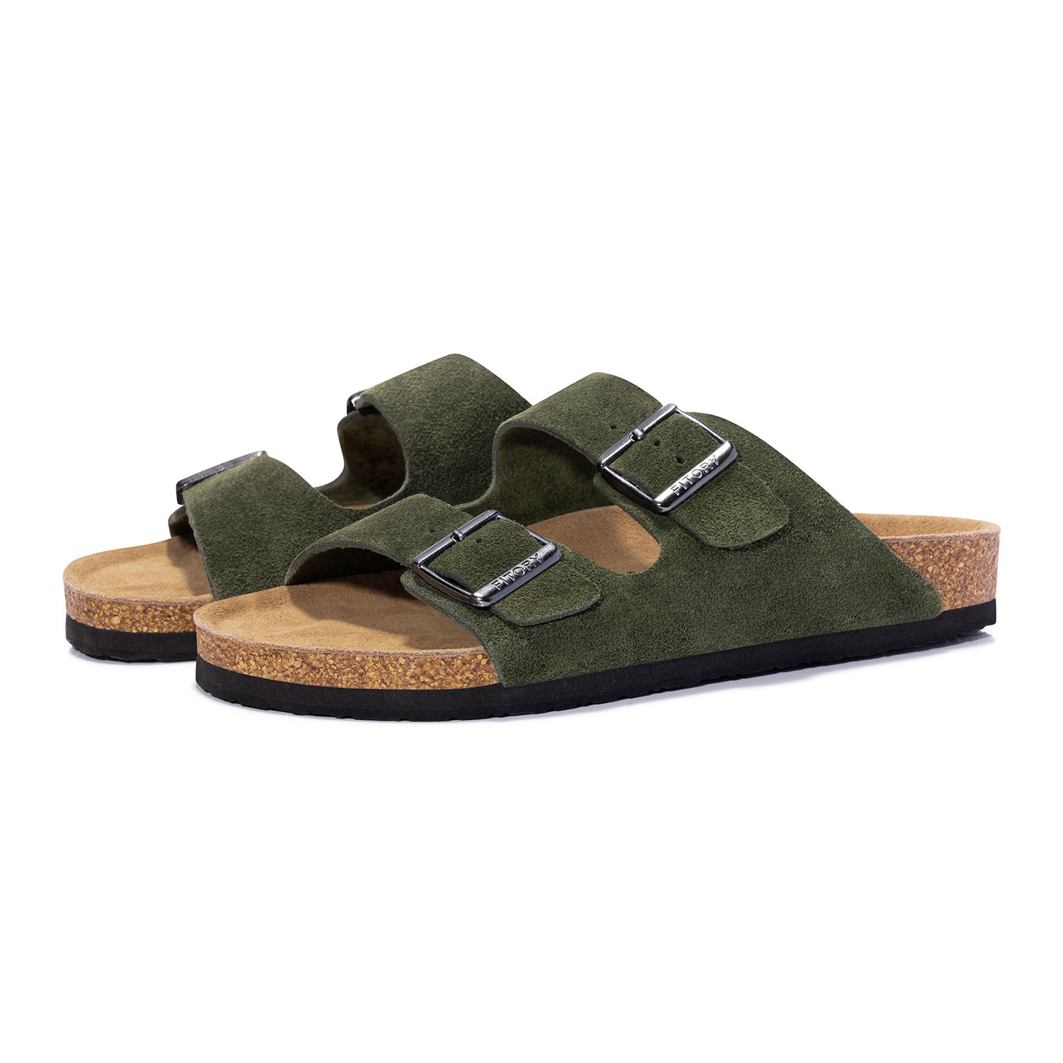 Men's Leather Sandals Casual Open Toe Slippers