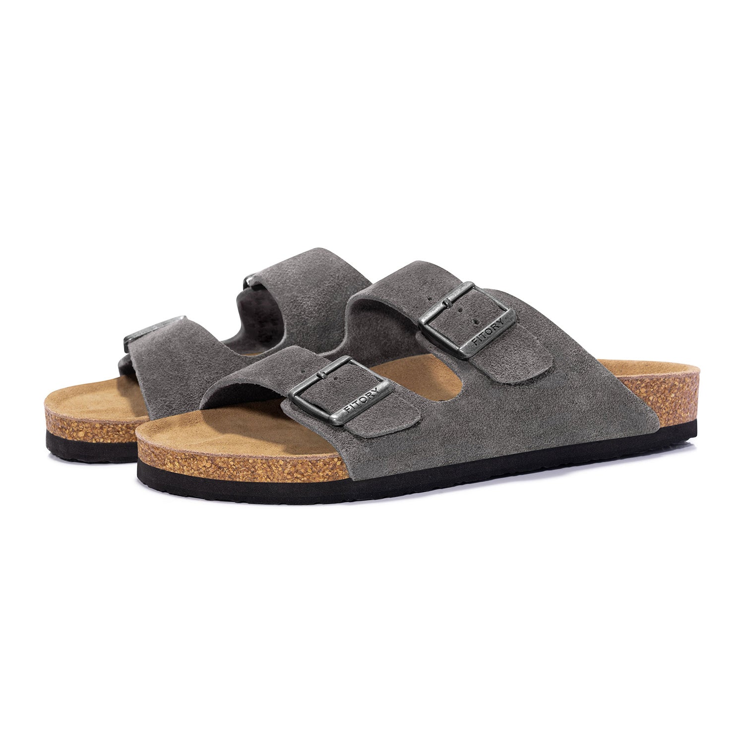 Men's Leather Sandals Casual Open Toe Slippers