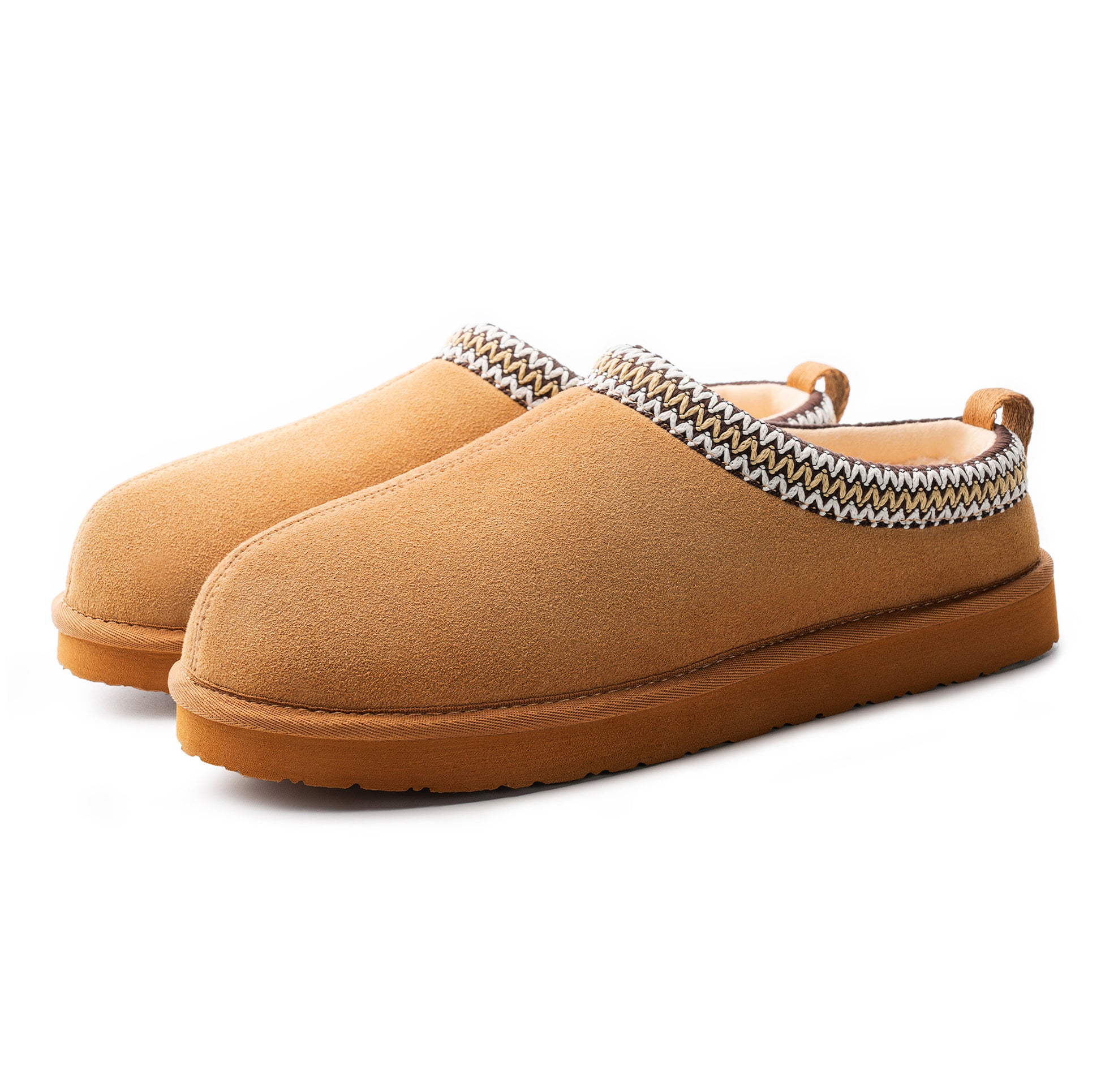 Men’s Winter Genuine Leather Slippers