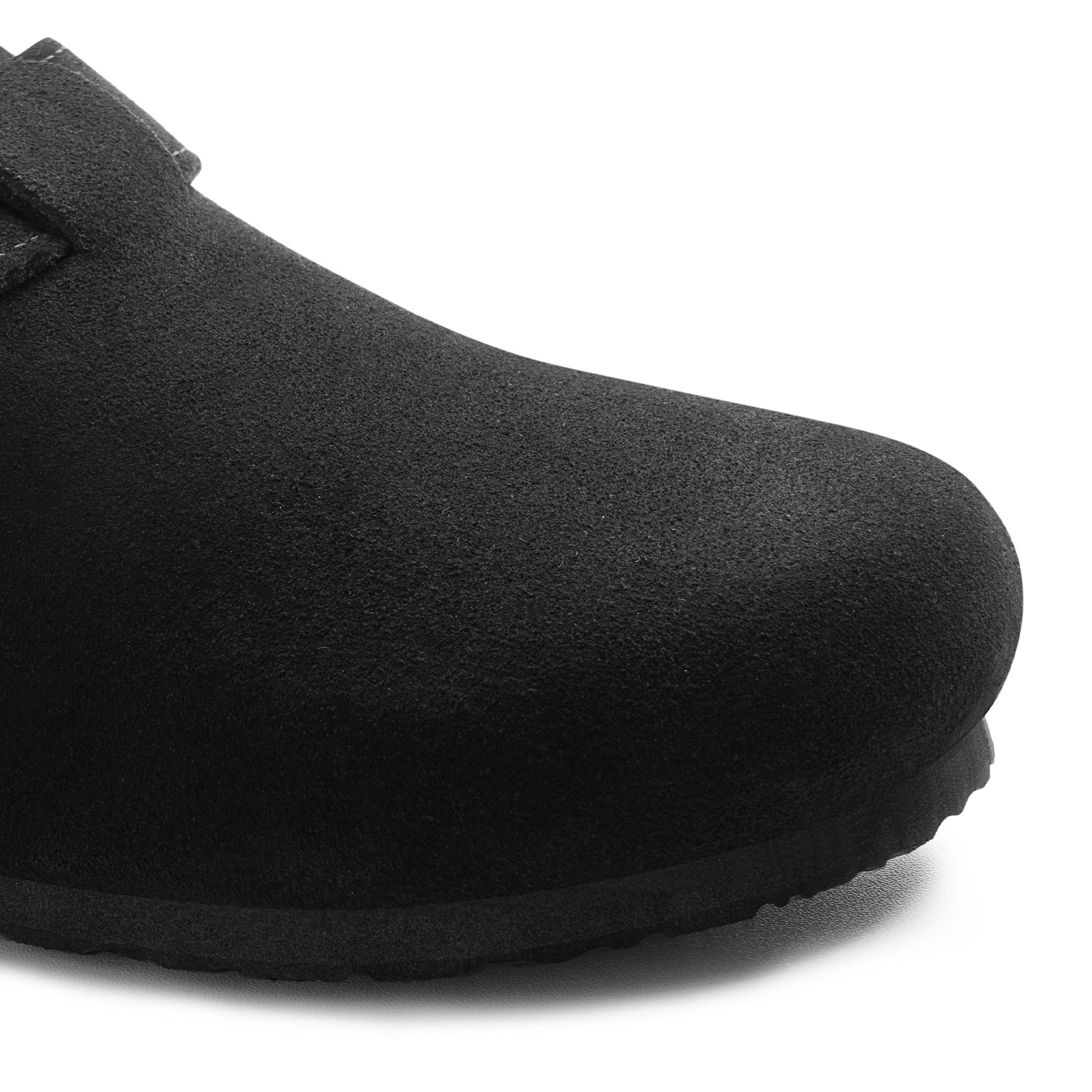 Women’s Suede Clogs with Round Toe