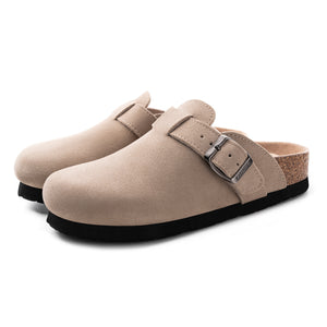 Women Platform Clogs High Sole Suede