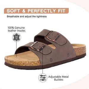 Summer Flat Sandals for Women  Cork Footbed